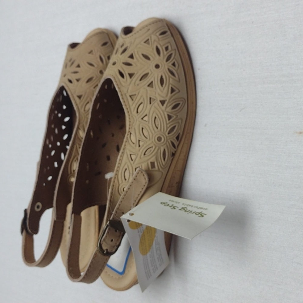 Spring step beige sandals - Picture 3 of 5
